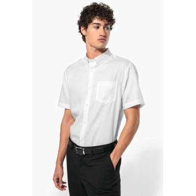 Men's short-sleeved non-iron shirt